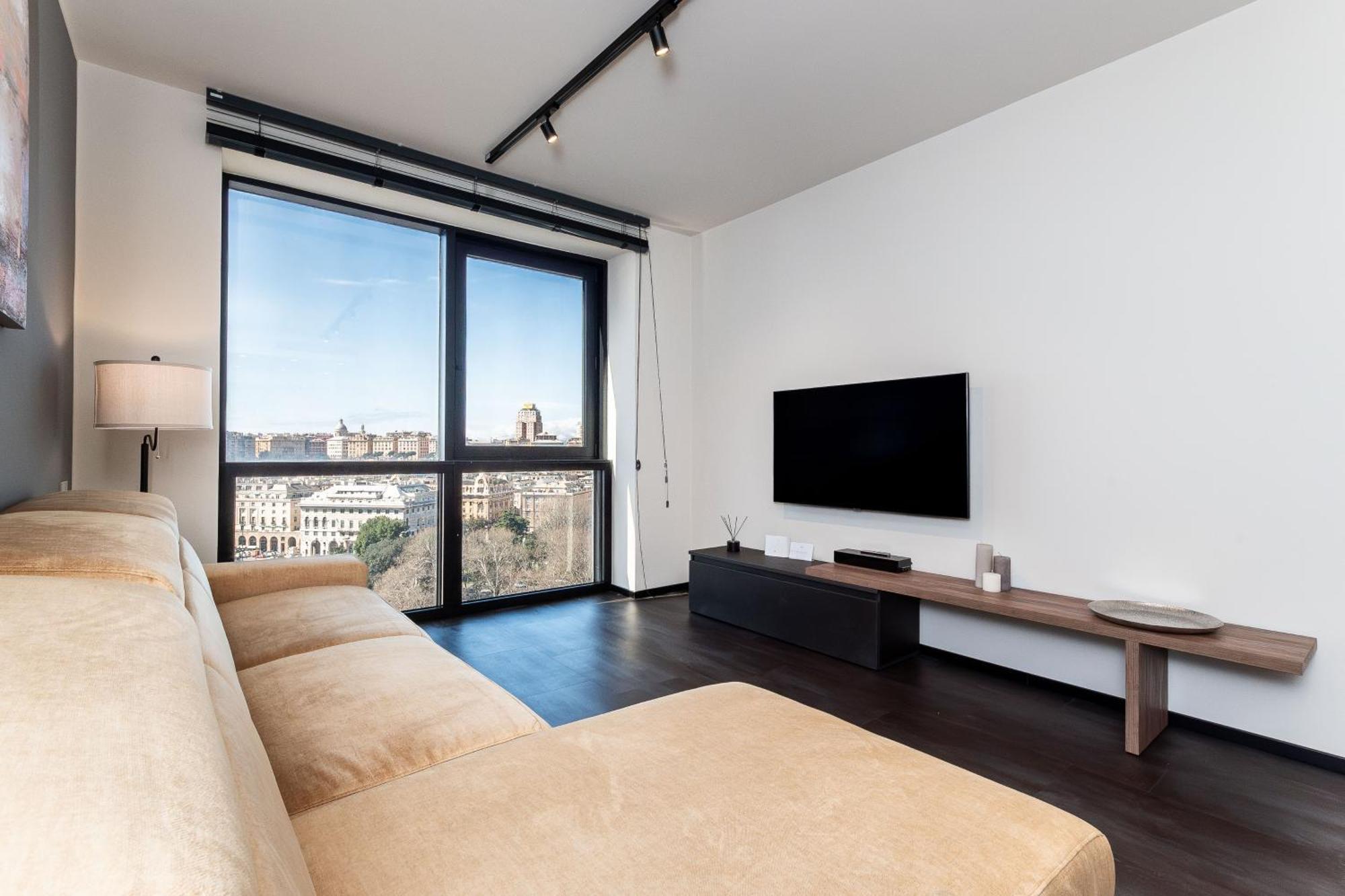 Free Parking In Luxury Suite With City View - Steps To Brignole Train Station جنوة المظهر الخارجي الصورة